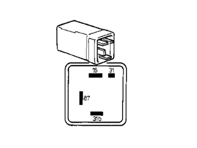 BMW 12631277245 Petrol Pump Relay