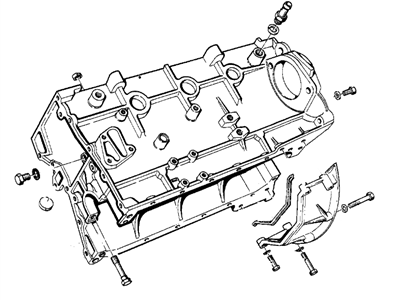 BMW 11111727985 Gasket Set Engine Block Asbesto Free