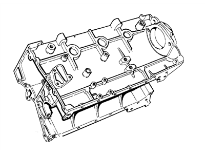 BMW 11111705554 Exchange Engine Block With Pistons