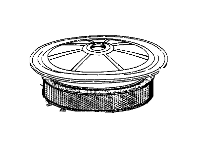 1973 BMW 2002 Air Filter - 13721258270