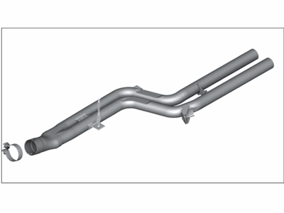 2014 BMW 740i Exhaust Pipe - 18307631309