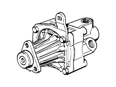 1988 BMW 528e Power Steering Pump - 32411466169