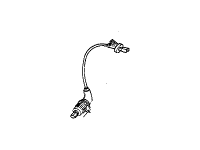 1988 BMW 750iL ABS Sensor - 34521181491