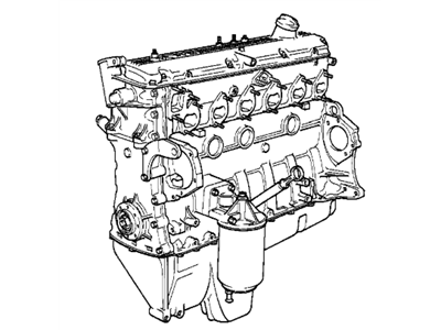 BMW 11001279923 Exchange Short Engine