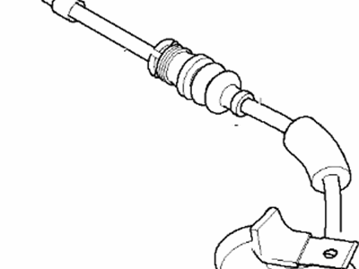 BMW 760i Parking Brake Cable - 34436780017