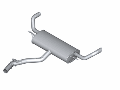 2010 BMW X5 Muffler - 18307805001