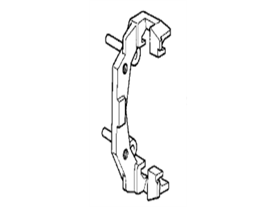 BMW 524td Brake Caliper Bracket - 34211160395