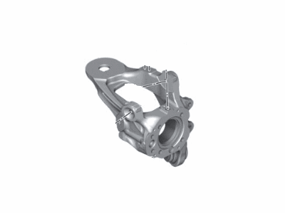 2016 BMW X6 M Spindle - 33326879102