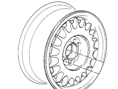 BMW 740iL Alloy Wheels - 36111179761