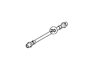 2014 BMW X6 Brake Line - 34306887452