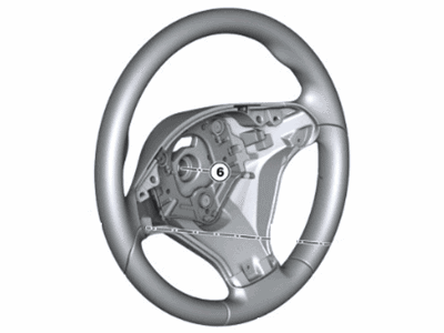 2008 BMW X6 Steering Wheel - 32307846671