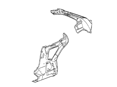 BMW 41218108446 Lateral Trim Panel Right