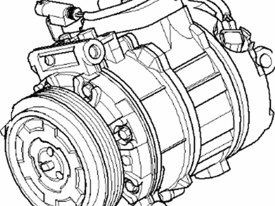 BMW 550i A/C Compressor - 64526953474