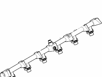 2005 BMW 760i Fuel Rail - 13537523441