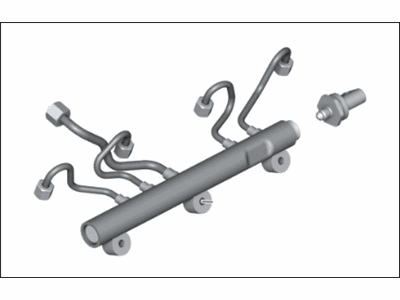 BMW Alpina B7 Fuel Rail - 13538601016