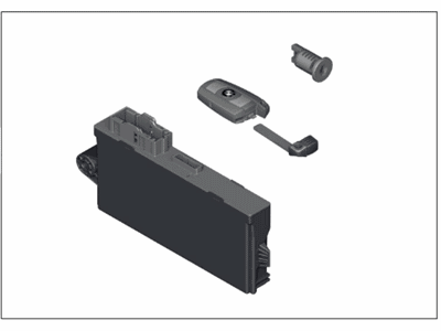 BMW 51210037590 Set Uniform Locking System With Cas Control Unit (Code)