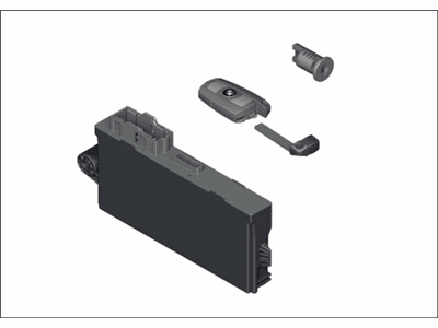 BMW 51210039666 Set Uniform Locking System With Cas Control Unit (Code)