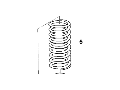 BMW 33532283077 Coil Spring, Rear