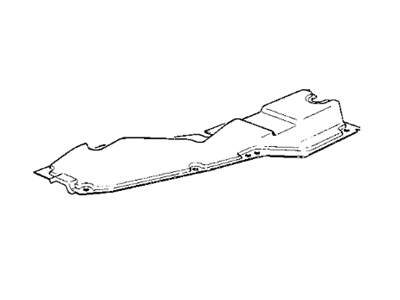 BMW 51481903918 Heat Insulation Tunnel Bottom