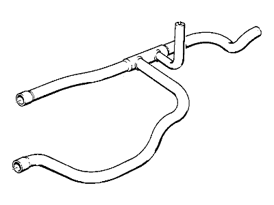 1994 BMW 525i Cooling Hose - 11531726506