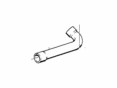 BMW 525i Radiator Hose - 11531720678