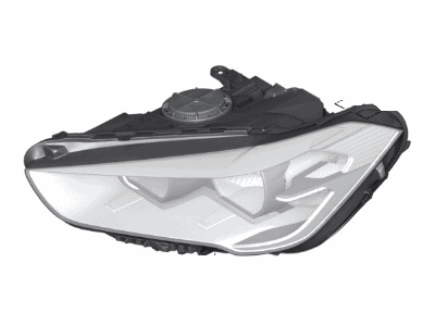 BMW 63117346538 Right Headlight