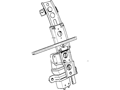 1988 BMW 635CSi Window Regulator - 51371874605