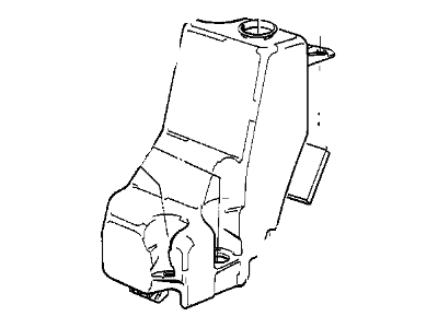 BMW 61671378610 Washer Fluid Reservoir