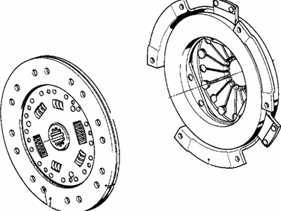 BMW 318i Pressure Plate - 21211223572