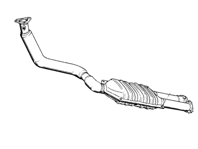 1980 BMW 528i Catalytic Converter - 11761268953