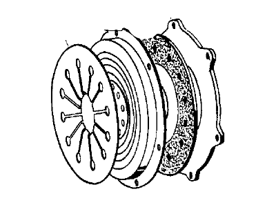 1956 BMW Isetta Clutch Disc - 21210035321