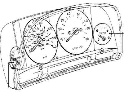 BMW 62121362866 Instrument Cluster Speedometer