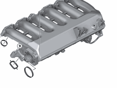 BMW 11617823073 Intake Manifold With Flap Control