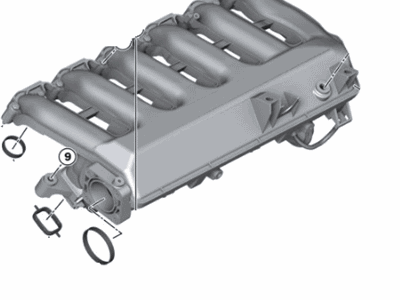 2012 BMW X5 Intake Manifold - 11617823073