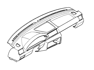 BMW 51458186073 Trim Panel Dashboard