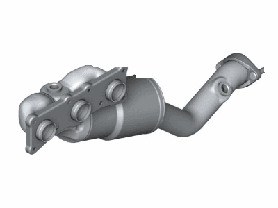 BMW 18407646691 Exchange. Exhaust Manifold With Catalyst