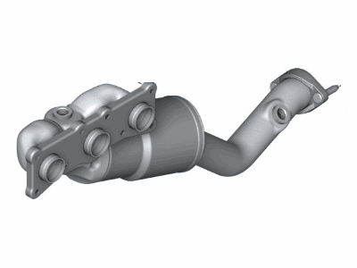 BMW 18407584674 Exchange. Exhaust Manifold With Catalyst