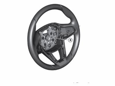BMW 32306871754 Leather Steering Wheel Rim