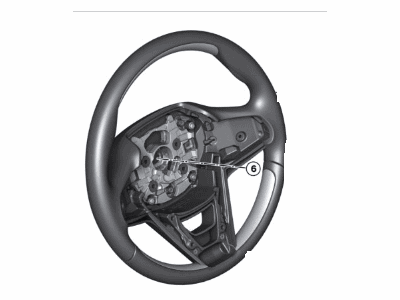 BMW 32306871760 Leather Steering Wheel Rim
