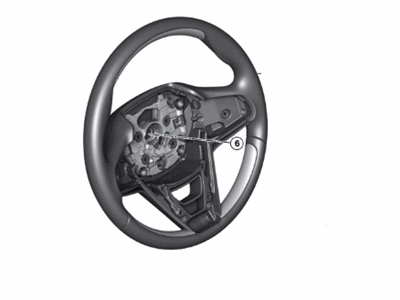 BMW 32306883684 Steering Wheel Rim Leather