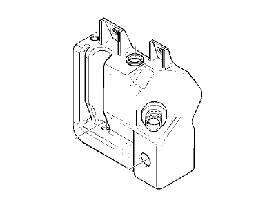 BMW 528i Washer Reservoir - 61677044899