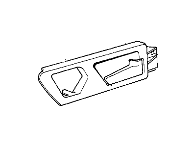 BMW 51218116231 Inside Left Door Handle