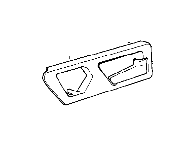 BMW 735i Interior Door Handle - 51211928215