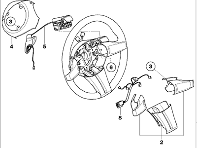 2004 BMW Z4 Steering Wheel - 32306758159