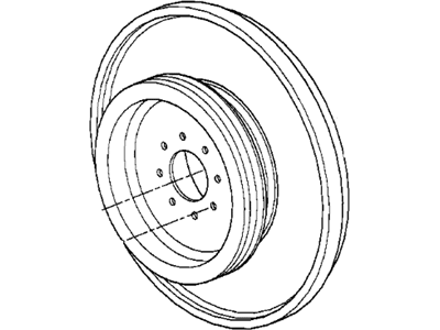 1993 BMW 850Ci Crankshaft Pulley - 11231729194