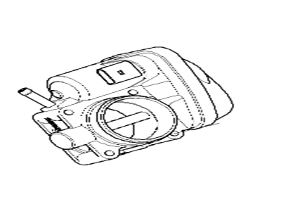 13547509043 BMW Throttle Body Illustration 1 of 1