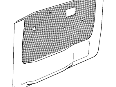 BMW 51411921094 Door Lining Vynil Front Right