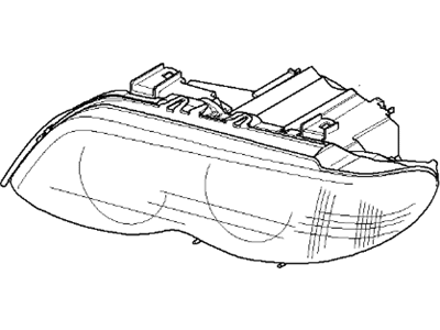 2001 BMW X5 Headlight - 63117166818