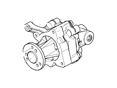 1994 BMW 740i Power Steering Pump - 32411140906