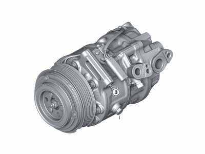 BMW 64526822849 Air Conditioning Compressor With Magnetic Coupling